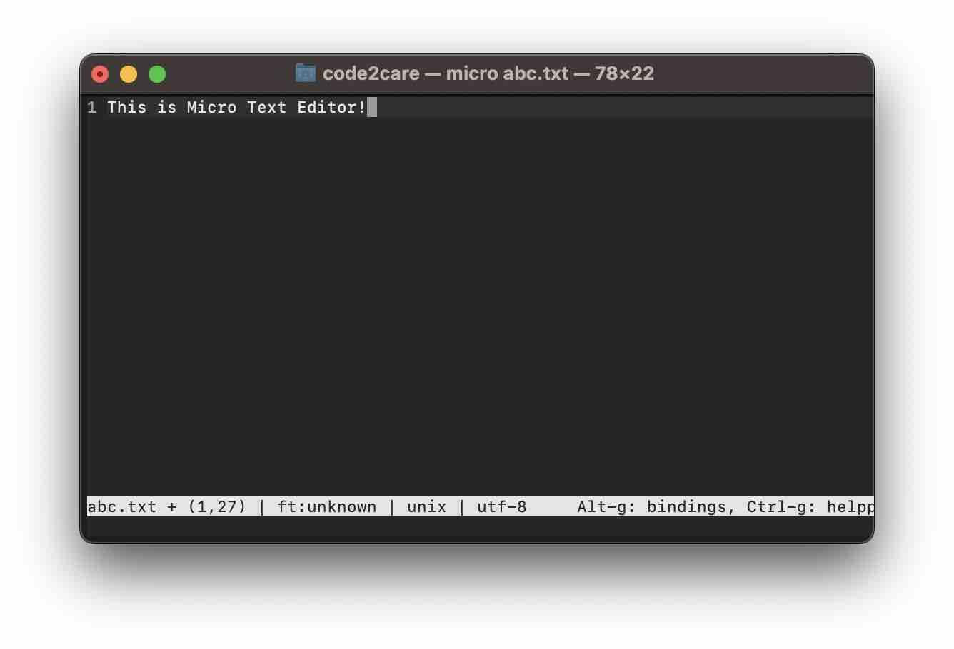 How to install micro text editor using brew on macOS